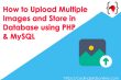 How to Upload Multiple Images and Store in Database using PHP, MySQL