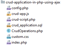 crud-application-in-php-using-jquery-ajax-coding-birds-online-files-and-folder-structure