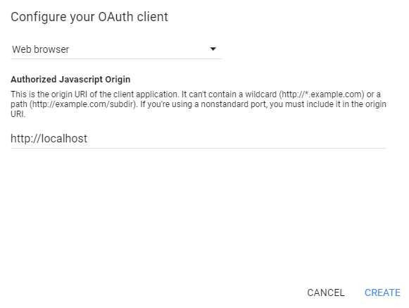 login-with-google-account-using-javascript-oauth-create-project-step-2